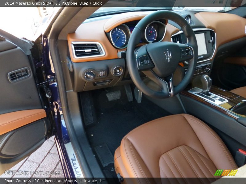 Blu Passione (Blue) / Cuoio 2014 Maserati Ghibli S Q4