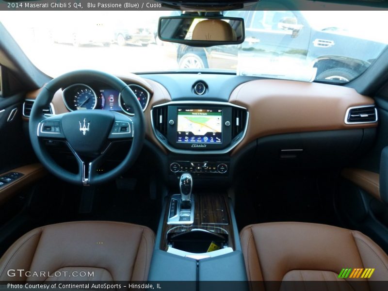 Blu Passione (Blue) / Cuoio 2014 Maserati Ghibli S Q4