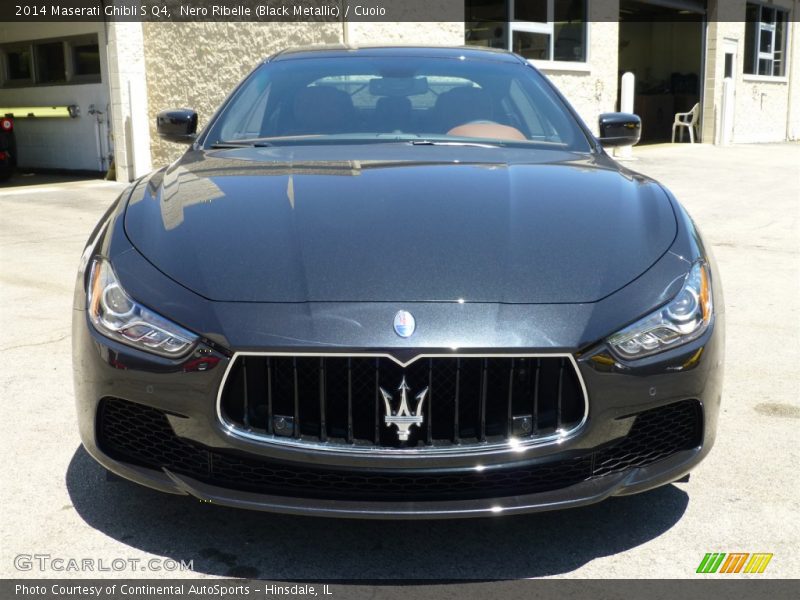Nero Ribelle (Black Metallic) / Cuoio 2014 Maserati Ghibli S Q4