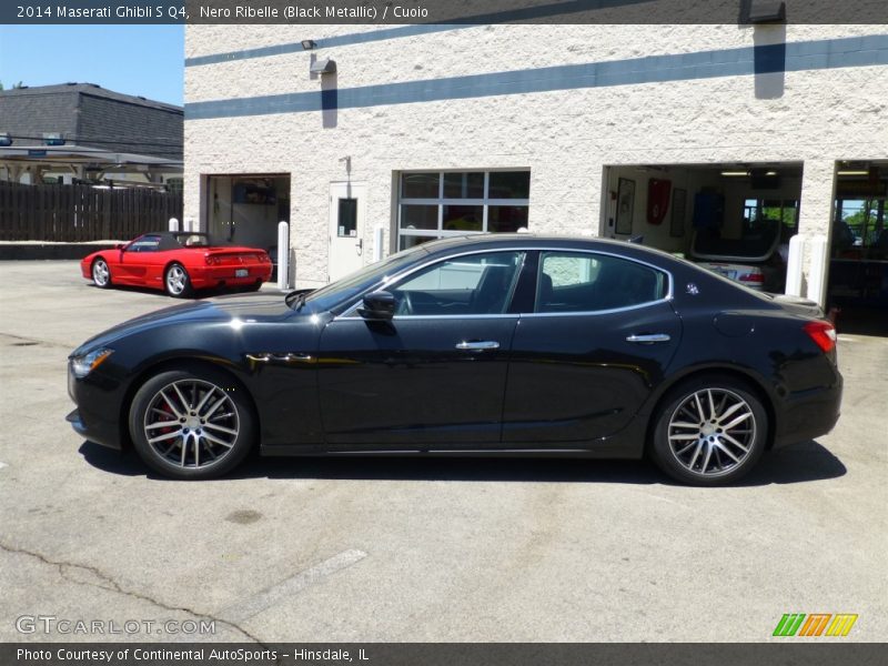 Nero Ribelle (Black Metallic) / Cuoio 2014 Maserati Ghibli S Q4