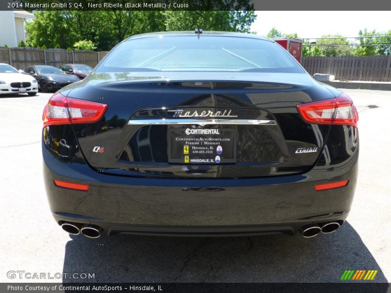 Nero Ribelle (Black Metallic) / Cuoio 2014 Maserati Ghibli S Q4