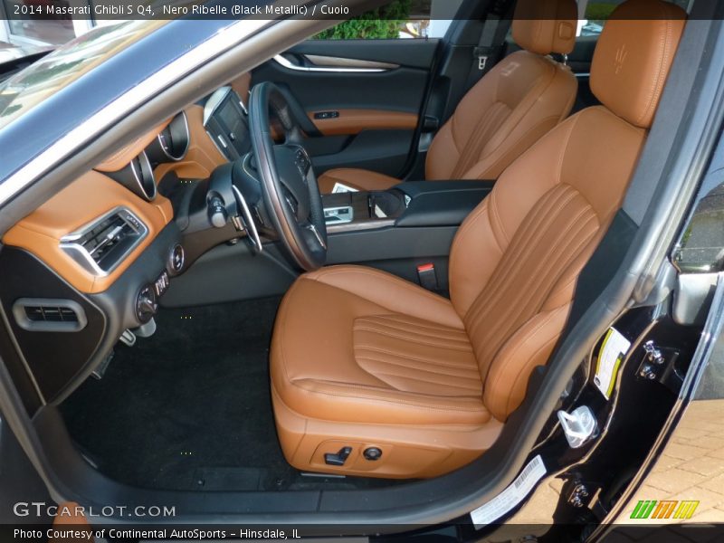 Nero Ribelle (Black Metallic) / Cuoio 2014 Maserati Ghibli S Q4