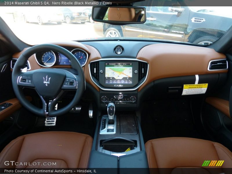 Nero Ribelle (Black Metallic) / Cuoio 2014 Maserati Ghibli S Q4