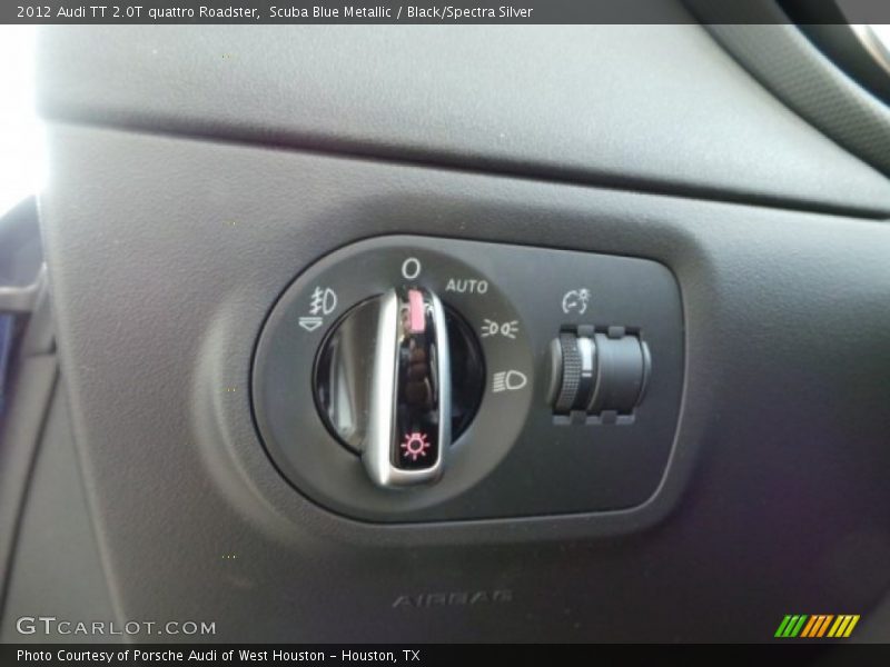 Controls of 2012 TT 2.0T quattro Roadster