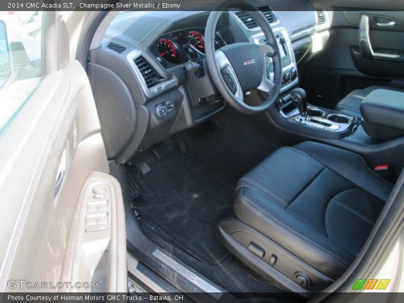 Champagne Silver Metallic / Ebony 2014 GMC Acadia SLT