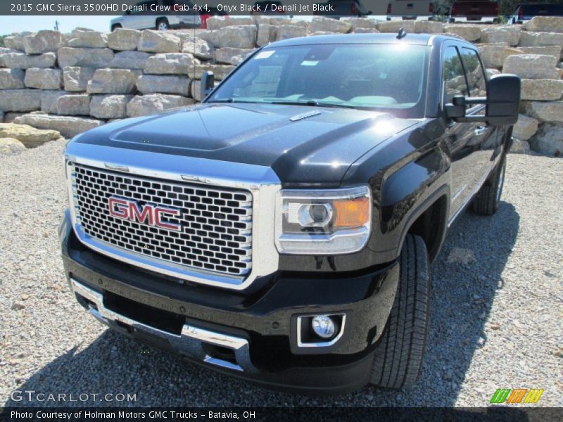 Onyx Black / Denali Jet Black 2015 GMC Sierra 3500HD Denali Crew Cab 4x4