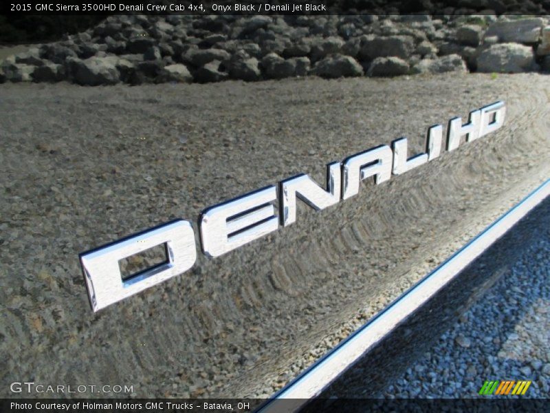 Onyx Black / Denali Jet Black 2015 GMC Sierra 3500HD Denali Crew Cab 4x4