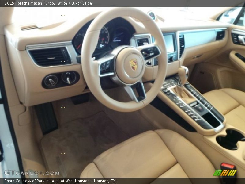  2015 Macan Turbo Luxor Beige Interior