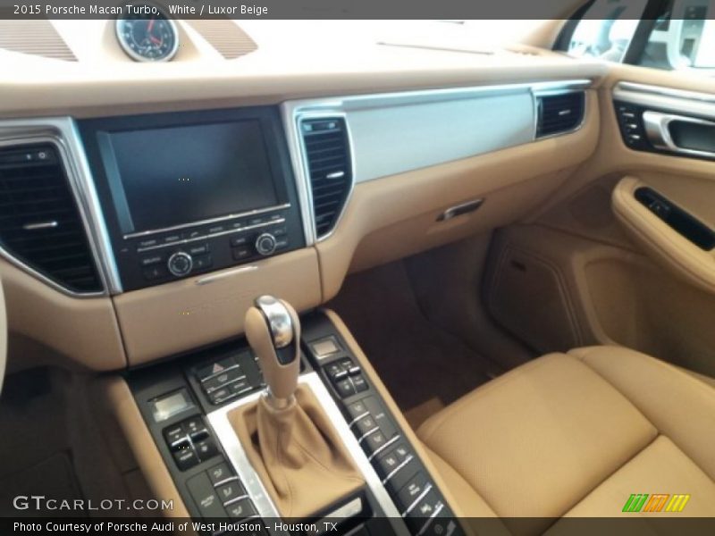 White / Luxor Beige 2015 Porsche Macan Turbo
