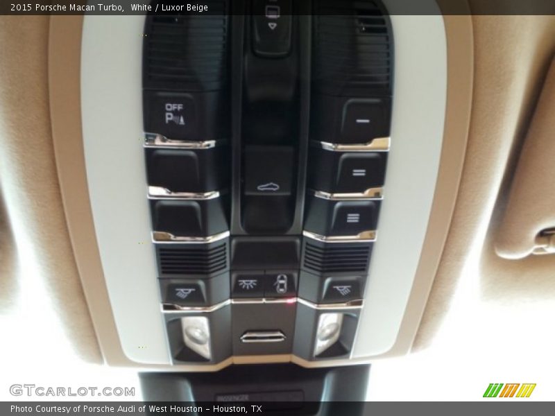 White / Luxor Beige 2015 Porsche Macan Turbo