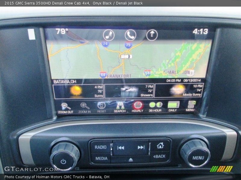 Navigation of 2015 Sierra 3500HD Denali Crew Cab 4x4