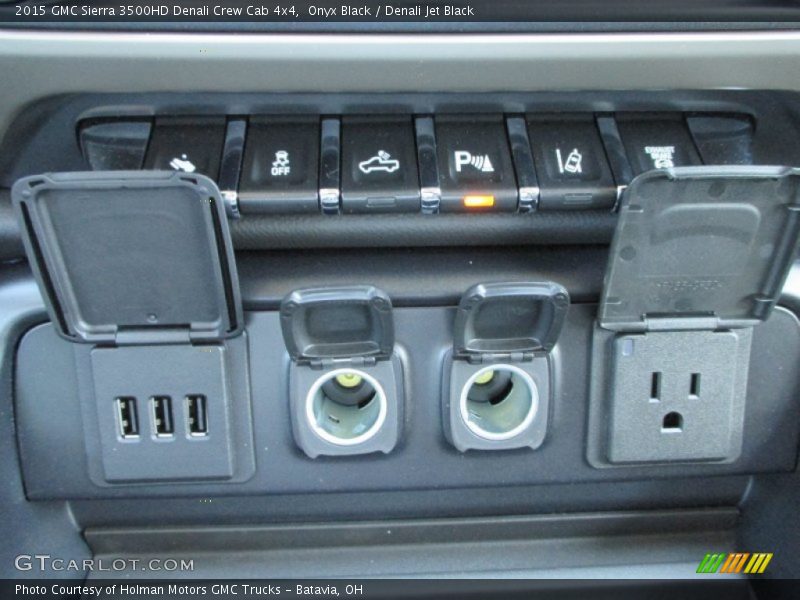 Controls of 2015 Sierra 3500HD Denali Crew Cab 4x4