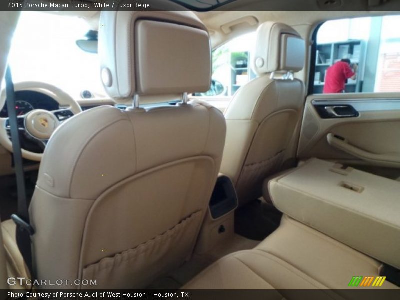 White / Luxor Beige 2015 Porsche Macan Turbo