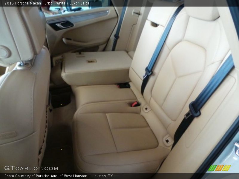 Rear Seat of 2015 Macan Turbo