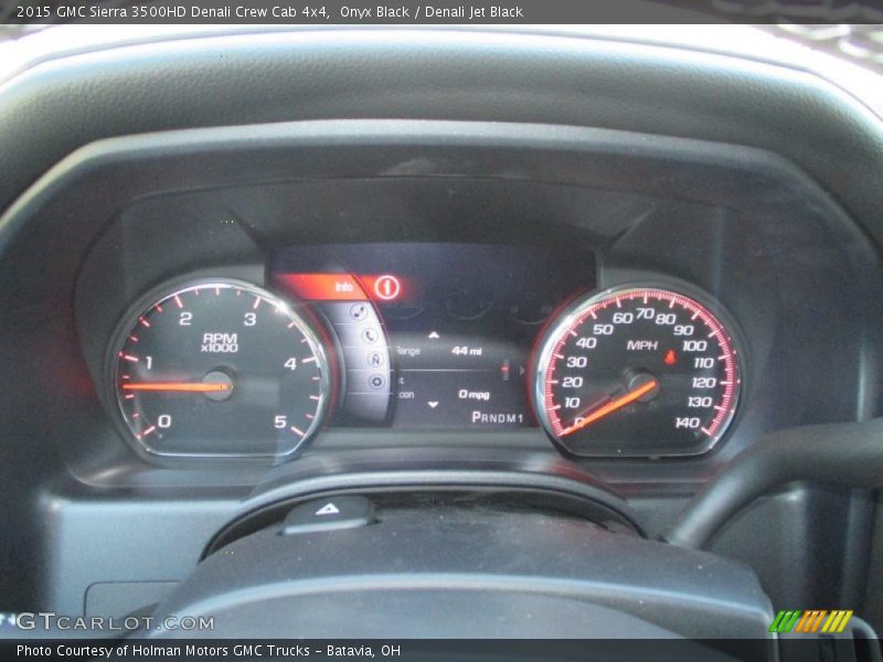  2015 Sierra 3500HD Denali Crew Cab 4x4 Denali Crew Cab 4x4 Gauges