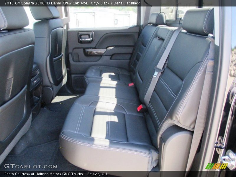 Rear Seat of 2015 Sierra 3500HD Denali Crew Cab 4x4
