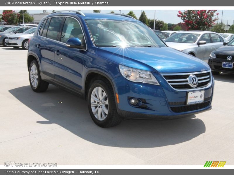 Sapphire Blue Metallic / Charcoal 2009 Volkswagen Tiguan S