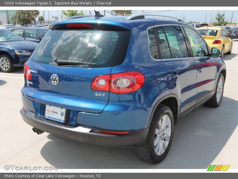 Sapphire Blue Metallic / Charcoal 2009 Volkswagen Tiguan S