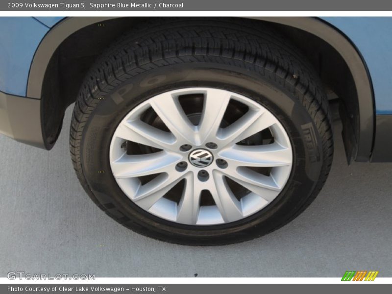 Sapphire Blue Metallic / Charcoal 2009 Volkswagen Tiguan S