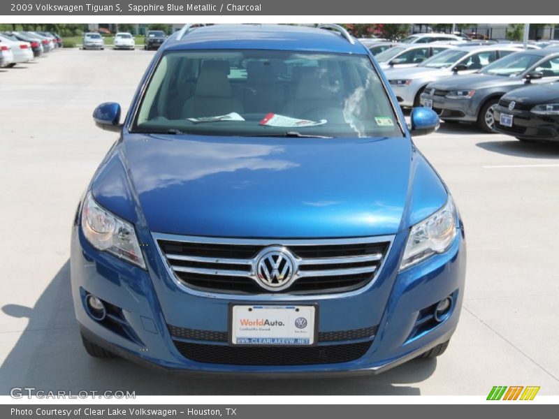 Sapphire Blue Metallic / Charcoal 2009 Volkswagen Tiguan S