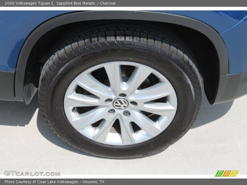 Sapphire Blue Metallic / Charcoal 2009 Volkswagen Tiguan S