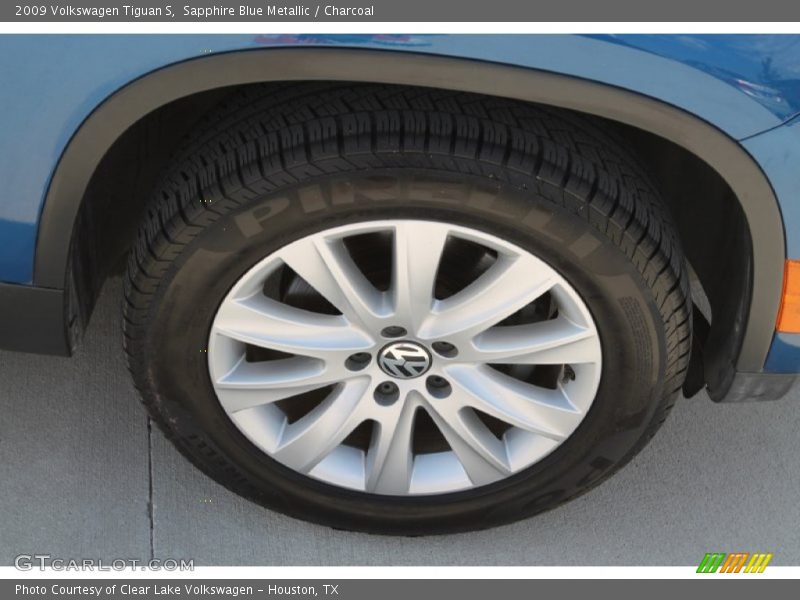 Sapphire Blue Metallic / Charcoal 2009 Volkswagen Tiguan S