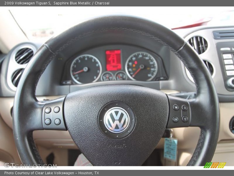 Sapphire Blue Metallic / Charcoal 2009 Volkswagen Tiguan S