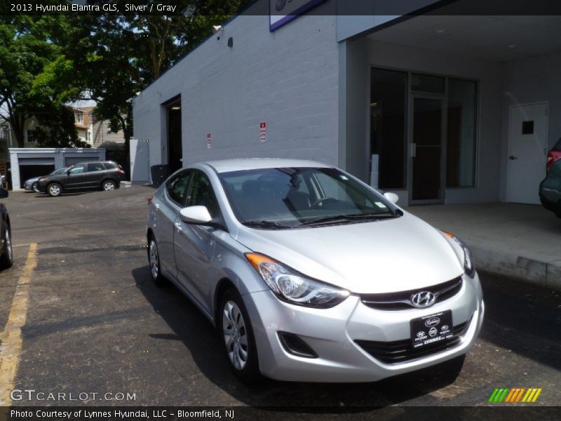 Silver / Gray 2013 Hyundai Elantra GLS