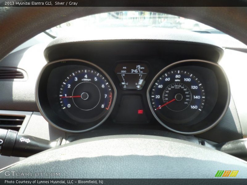 Silver / Gray 2013 Hyundai Elantra GLS