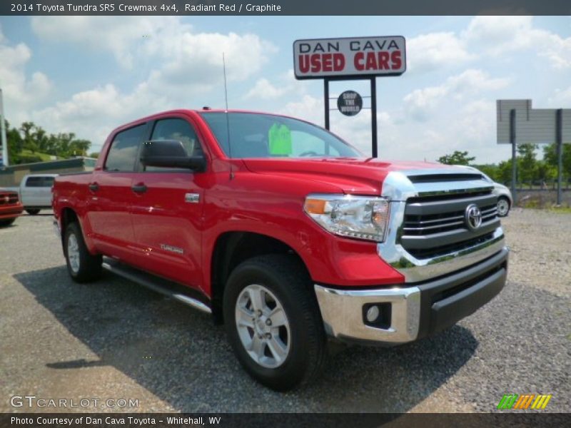 Radiant Red / Graphite 2014 Toyota Tundra SR5 Crewmax 4x4