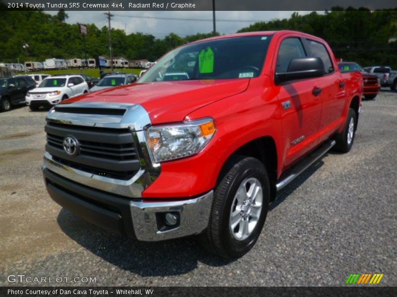 Radiant Red / Graphite 2014 Toyota Tundra SR5 Crewmax 4x4