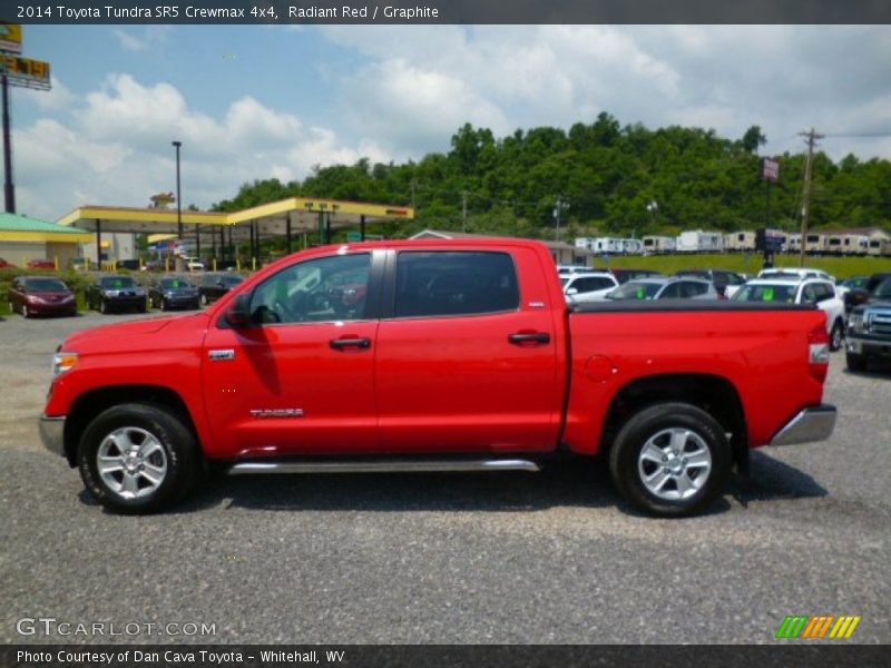 Radiant Red / Graphite 2014 Toyota Tundra SR5 Crewmax 4x4