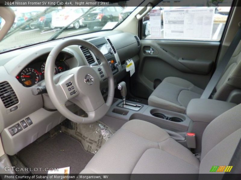  2014 Frontier SV King Cab 4x4 Steel Interior