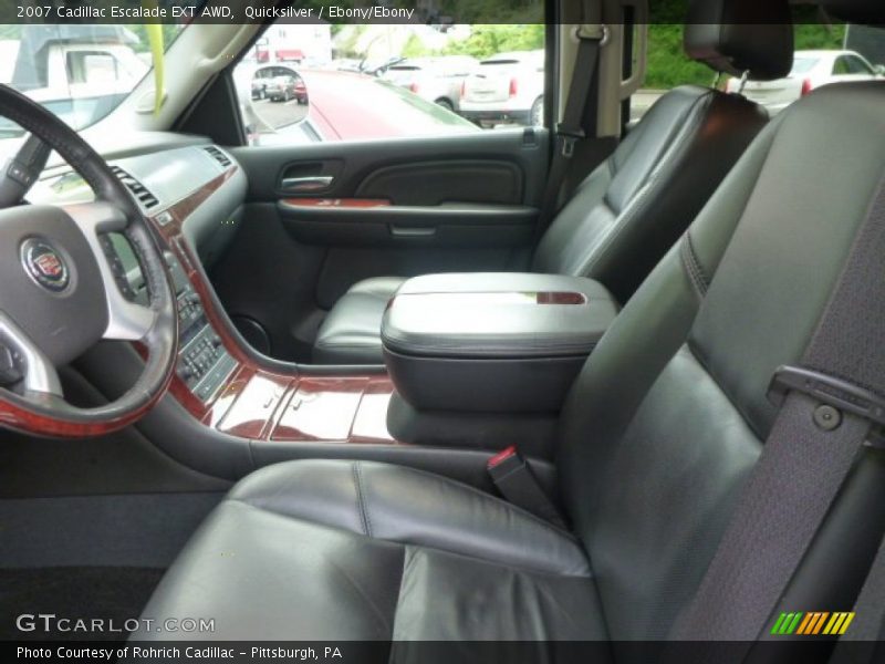 Quicksilver / Ebony/Ebony 2007 Cadillac Escalade EXT AWD
