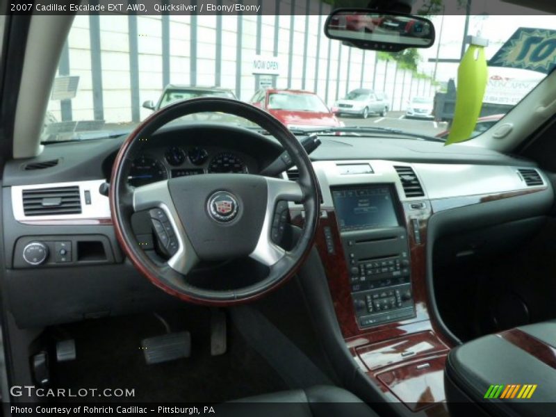 Quicksilver / Ebony/Ebony 2007 Cadillac Escalade EXT AWD