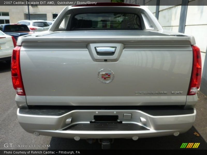 Quicksilver / Ebony/Ebony 2007 Cadillac Escalade EXT AWD