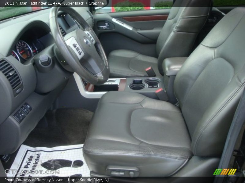 Super Black / Graphite 2011 Nissan Pathfinder LE 4x4