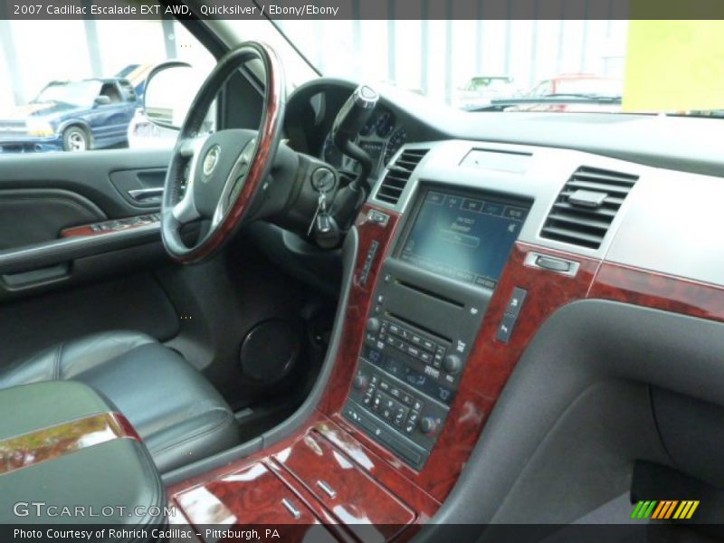 Quicksilver / Ebony/Ebony 2007 Cadillac Escalade EXT AWD