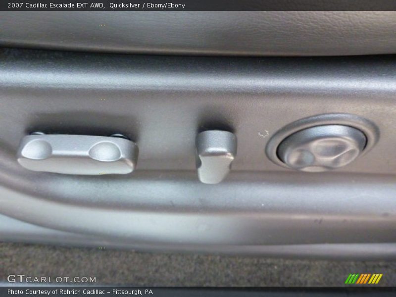 Quicksilver / Ebony/Ebony 2007 Cadillac Escalade EXT AWD