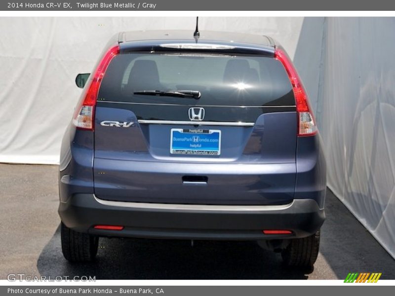 Twilight Blue Metallic / Gray 2014 Honda CR-V EX