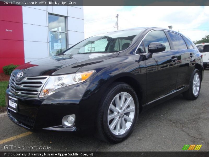 Black / Light Gray 2011 Toyota Venza I4 AWD