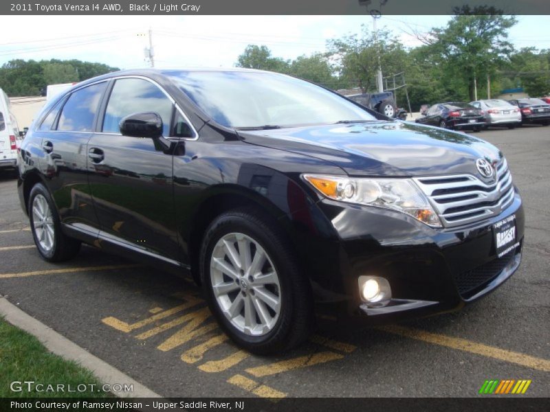 Black / Light Gray 2011 Toyota Venza I4 AWD