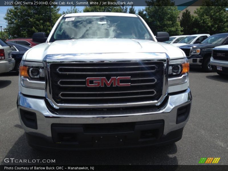 Summit White / Jet Black/Dark Ash 2015 GMC Sierra 2500HD Crew Cab 4x4