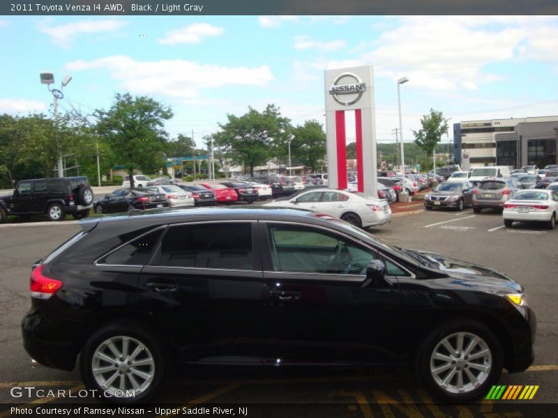 Black / Light Gray 2011 Toyota Venza I4 AWD
