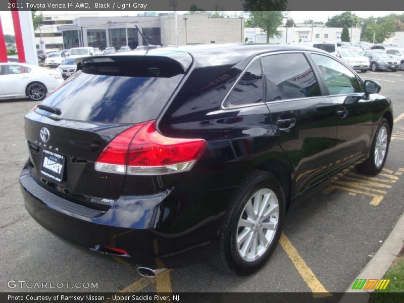 Black / Light Gray 2011 Toyota Venza I4 AWD