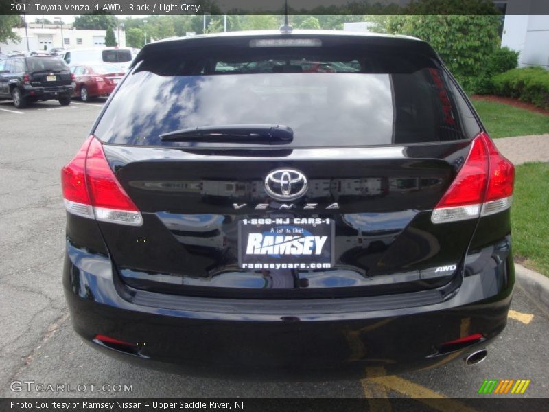 Black / Light Gray 2011 Toyota Venza I4 AWD