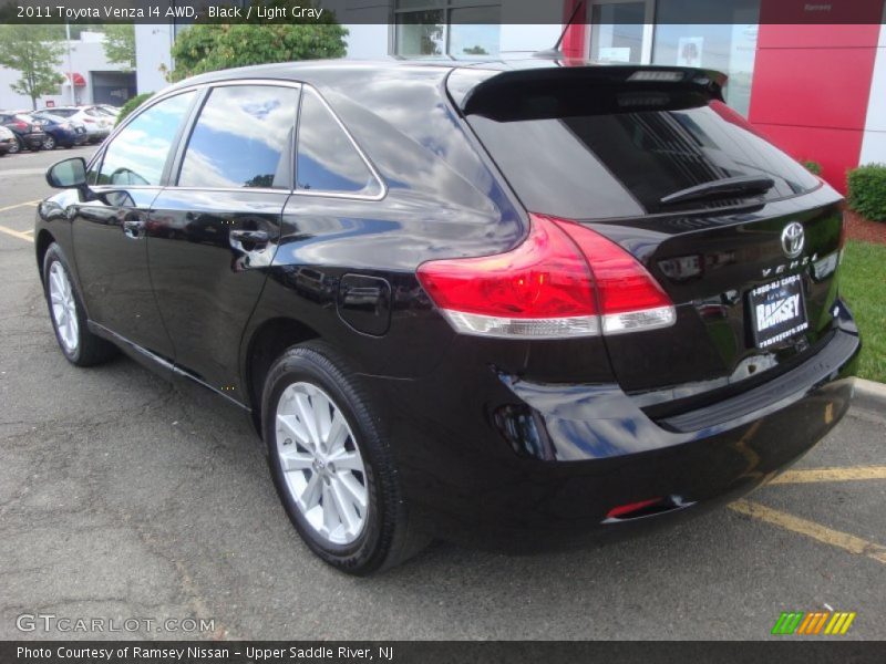 Black / Light Gray 2011 Toyota Venza I4 AWD