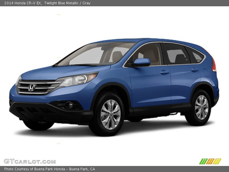 Twilight Blue Metallic / Gray 2014 Honda CR-V EX