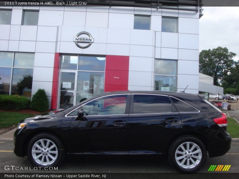 Black / Light Gray 2011 Toyota Venza I4 AWD