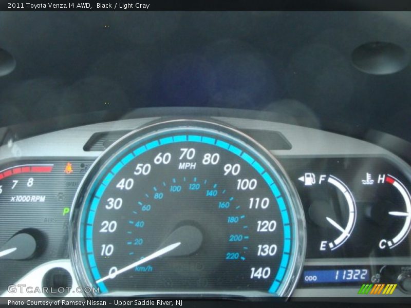Black / Light Gray 2011 Toyota Venza I4 AWD